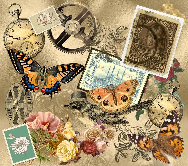 Vintage/ Steampunk/ Scrapbook